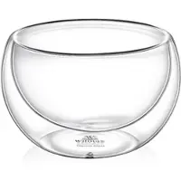 Wilmax England Wilmax Doppelwandige Glasschale 250 ml Transparent, 1er Set