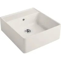 Villeroy & Boch Spülstein Einzelbecken in Crema CeramicPlus