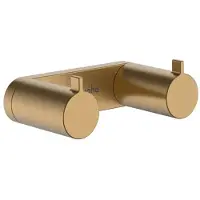 Hansgrohe AddStoris S Handtuchhaken 41785140 Wandmontage, 2 Haken, brushed bronze