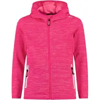 CMP Kinder Outdoor Sweat Jacke aus Knit Tech mit Kapuze pink 152