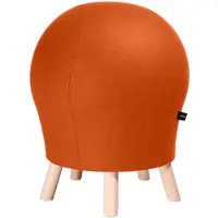 Topstar Hocker Sitness Alpine, mit integriertem Gymnastikball, Bezug 75 % Schurwolle, orange