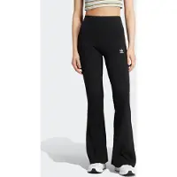 Adidas Originals Leggings "ESS FL LEGGINGS" mit ausgestelltem Bein, in Ripp-Optik, eng anliegende Passform