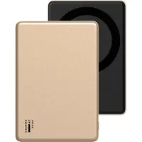 IDEAL OF SWEDEN Slim MagSafe Powerbank 5.000 mAh - Kabellose Powerbank - Gold
