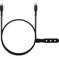 Fairphone LongLife USB-C-zu-USB-C/USB-A Ladekabel - 240W - 1 Meter - Schwarz
