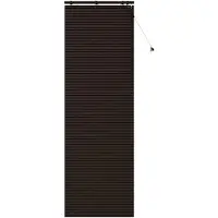 vidaXL Venezianische Jalousie Dunkelbraun 90 x 250 cm 35 mm