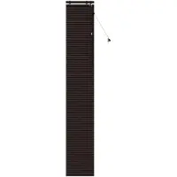 vidaXL Venezianische Jalousie Dunkelbraun 50 x 250 cm 35 mm
