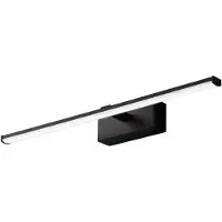 FABAS LUCE Nala LED-Wandleuchte, 10 W, 1200 lm, 3000 K, Schutzart IP44, Gehäuse aus Metall und Methacrylat, Farbe Schwarz, modernes und elegantes Design