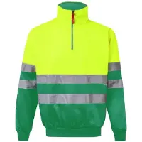 VELILLA Hoodie mit Reissverschluss hohe Sichtbarkeit