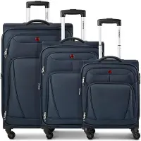 Wenger Beaumont 4 Rollen Kofferset 3-teilig mit Dehnfalte