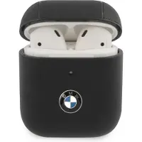 BMW Apple AirPods / AirPods 2 Cover Schwarz Schutzhlle Tasche Case Etui Halter Zubehr