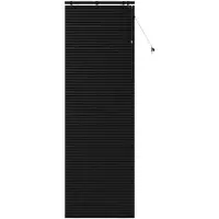 vidaXL Venezianische Jalousie Schwarz 75 x 250 cm 35 mm