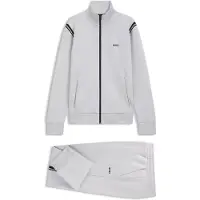 BOSS Regular-Fit Trainingsanzug-Set aus Stretch-Baumwolle mit Streifen-Einsätzen Grösse M