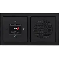 Busch-Jaeger Radio 8215 U-101 DAB+, Set, Unterputz-Radio, Future Line schwarz matt