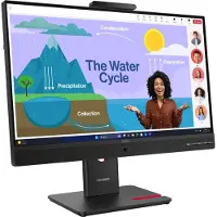 Lenovo ThinkVision T24D-4v Monitor, 60,5 cm (23.8"), 1920 x 1080 Pixel, Full HD, LED, 6 ms, Schwarz