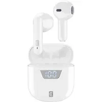 Cellularline SEEK, True Wireless Stereo (TWS), Anrufe/Musik, 94 g, Kopfhörer, Weiß