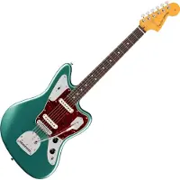 Fender American Professioneller klassischer Jaguar RW verblasstes Sherwood Green Metallic
