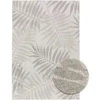 Primaflor In- und Outdoorteppich RENEW - Leaves - 160x230cm - Vintage Muster Außenteppich ideal als Terrassenteppich & Balkonteppich