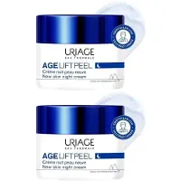 Uriage Age Lift Peel hauterneuernde Nachtcreme 2x 2x50 ml