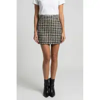 Guess Marciano By Secret Tweed Skirt Jet Black Multi Größe: 36 | Miniröcke Outlet | Damen | Schwarz