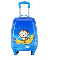 TheTrueC Kinder Koffer Trolley - affe : affe Farbe vom Hersteller: affe