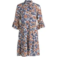 Betty & Co Stufenkleid mit Print in Nature/Brown | Gr.: 46