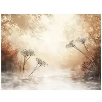 WALLARENA Fototapete Wald in Braun | Gr.: 300 x 210 cm