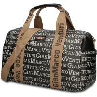 Gian Marco Venturi Handtasche für Damen, Marke Lunaria, aus veganem Kunstleder (100% Polyurethan), mehrfarbig