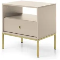 Masseno NACHTTISCH MONDO 53,6/56,2/39 cm Beige