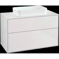 Villeroy & Boch V&B Waschtischunterschrank FINION 1000x603x501mm Apl. Gl wh ma wh ma lacq.
