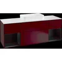 Villeroy & Boch V&B Waschtischunterschrank FINION 1600x603x501 Abdpl wh Reg bl ma/Peony