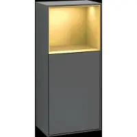 Villeroy & Boch V&B Seitenschrank Wandbeleuchtung Finion 41,8x93,6cm, l, Reg ob gol m, Anthrac. m