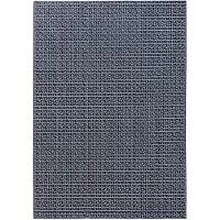 Benuta In- & Outdoor Teppich Lou Blau 140x200 cm Teppich Wohnzimmer Outdoorteppich Rechteckig Muster Modern Kurzflor Skandinavisch