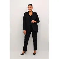KAFFE CURVE Blazer In Form geschnitten Schwarz Tief black
