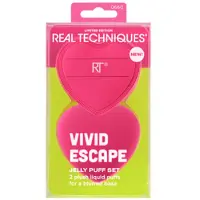 Real Techniques Schwamm-Sets Vivid Escape Jelly Pufff Set 2 Stk.