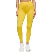 Tazzio Leggings "F302" - High-Waist - in Gelb | Gr.: S