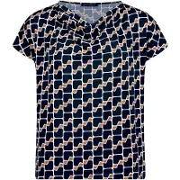 Betty Barclay Kurzarmshirt "Damen mit Wasserfallausschnitt" 1