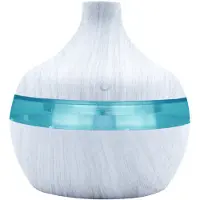 Torribaly USB Elektrischer Luft Befeuchter Mist Maker Luft Aroma Diffusor mit äTherischen ÖLen LED Aroma Luft Befeuchter für BüRo Haus C