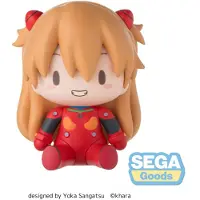 SEGA Evangelion: New Theatrical Edition Asuka Plugsuit Fuwa Petit Chibi Figur 8 Cm One Size
