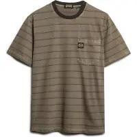 Superdry Textured Stripe Pocket Kurzarm-t-shirt