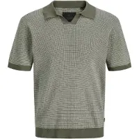 Jack & Jones Herren gestricktes Poloshirt Blahudson Knit Split Neck