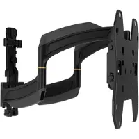 Chief Thinstall 18" Extension Single Arm Wall Mount - For Displays 32-65" - Black - Befestigungskit (Kippbare Wandhalterung, Doppelschwingarm)