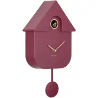 Karlsson - Wanduhr Modern Cuckoo Oro - Violett - 21.5x8.5x41cm