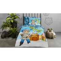 Muller Textil Bettwäsche Knight Multi Baumwolle-140 x 200 / 220 cm | 1-Persoons