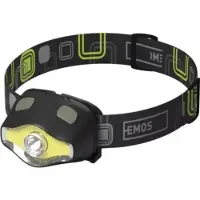 Emos COB LED + LED Stirnlampe P3536, 220 lm, 100 m, 3x AAA