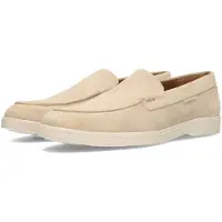 PS Poelman Herren Slipper Loafer Tivoli mit 2,5 cm Absatzhöhe und weißer Sohle