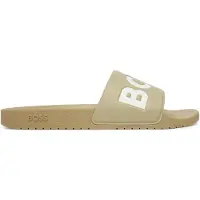 BOSS In Italien gefertigte Slides mit großem Logo-Detail Grösse 41