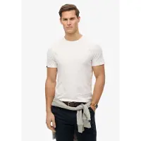 Superdry Rundhalsshirt "CLASSIC ESSENTIAL TEE" Relaxed Fit, aus Baumwolle und Single Jersey, mit Rundhalsausschnitt