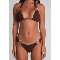 Moda Minx Bikini-Hose "SCRUNCH" Panty, 1 Stk. mit tollen Schmuckelementen