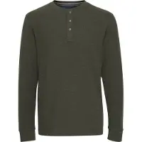 Blend Langarmshirt "BHNOBLE" aus Baumwollmischung, normale Passform, mit Rundhalsausschnitt