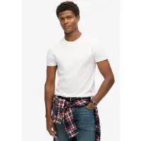 Superdry Rundhalsshirt "ESSENTIAL LOGO EMB TEE" Slim Fit, aus Baumwolle und Single Jersey, mit Rundhalsausschnitt